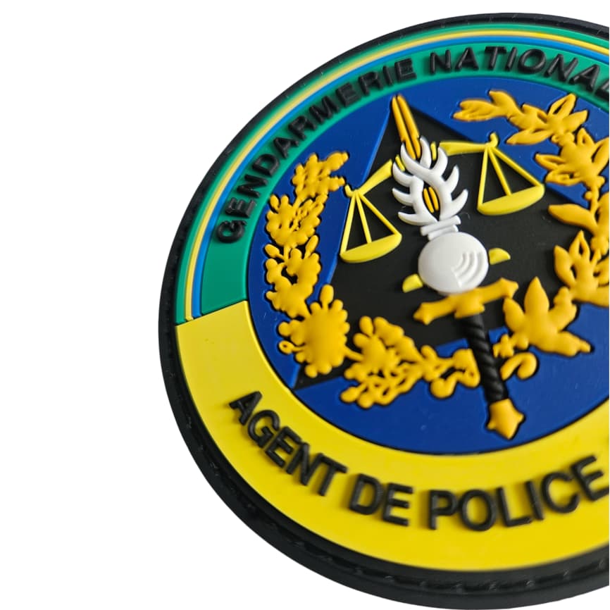 Ecusson rond Agent de Police Judiciaire