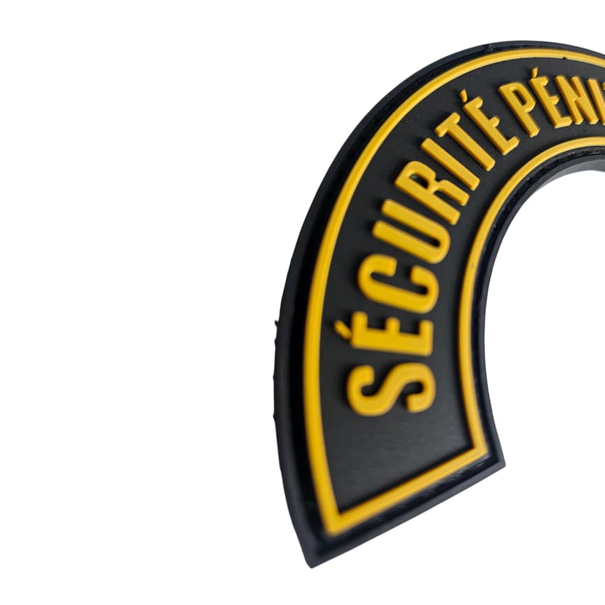 Ecusson Demi-lune SECURITE PENITENTIAIRE