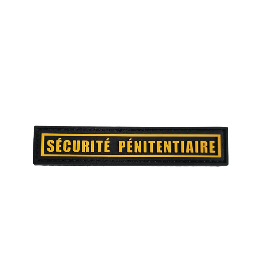Bandeau de poitrine Sécurité Pénitentiaire PVC