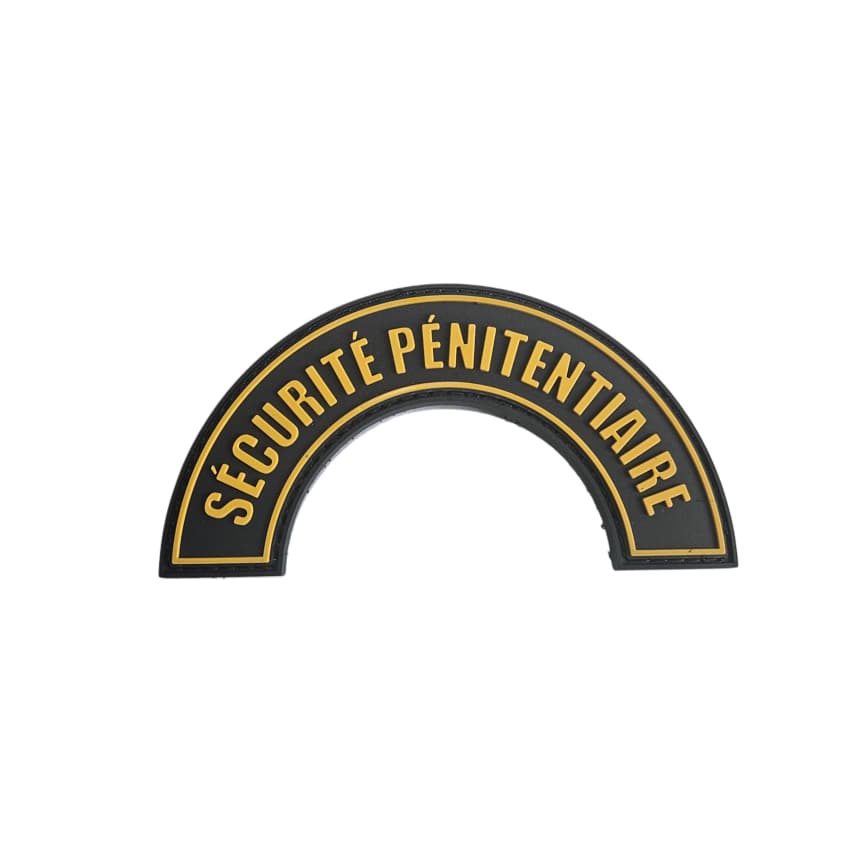 Ecusson Demi-lune SECURITE PENITENTIAIRE