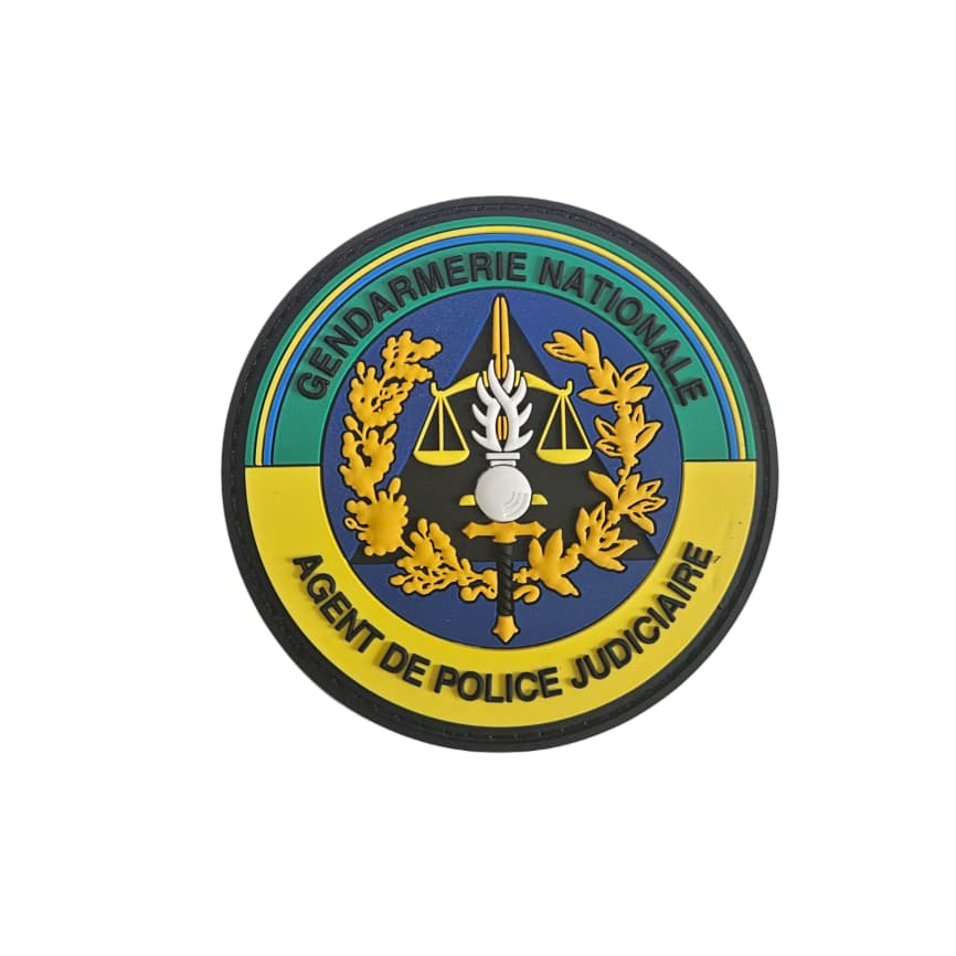 Ecusson rond Agent de Police Judiciaire