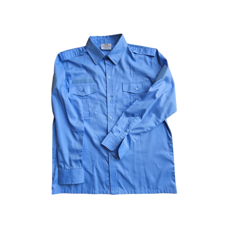 Chemise à manches longues bleu-ciel Gendarmerie Nationale