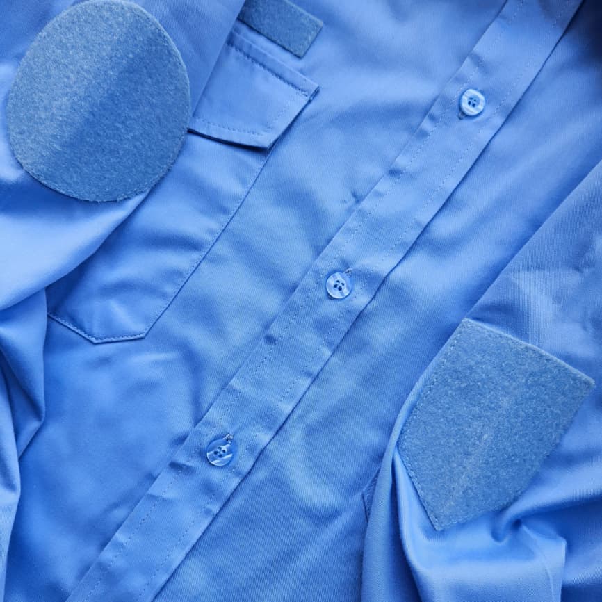 Chemise à manches longues bleu-ciel Gendarmerie Nationale