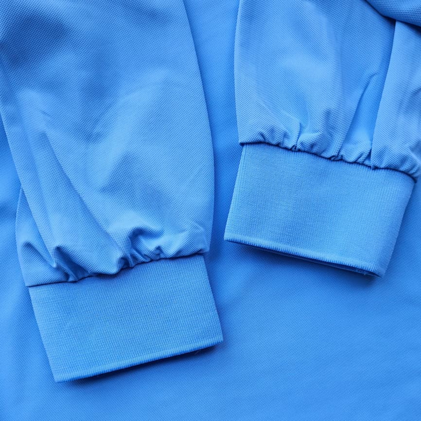 Polo bicolore à manches longues -Bleu-ciel/Bleu-nuit GENDARMERIE NATIONALE