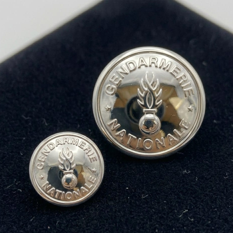 Boutons d'uniforme GENDARMERIE NATIONALE