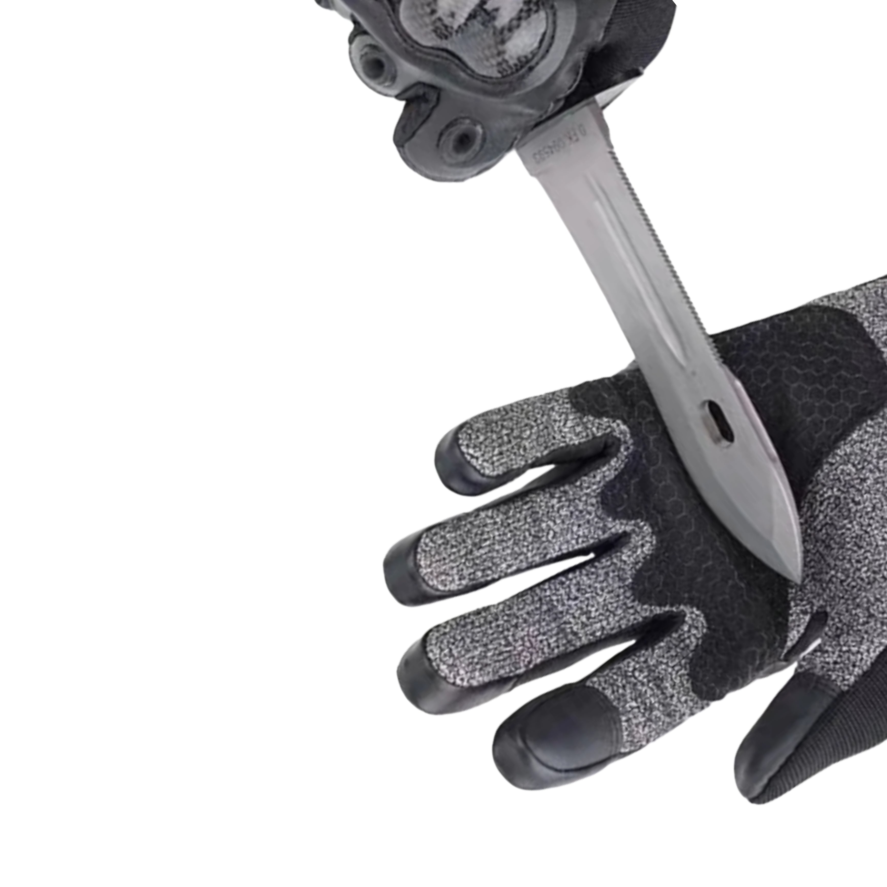 Gants tactiques renforcés fibre de carbone et cuir