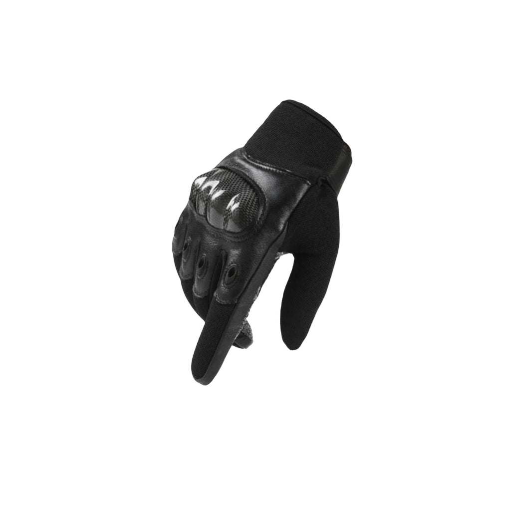 Gants tactiques renforcés fibre de carbone et cuir