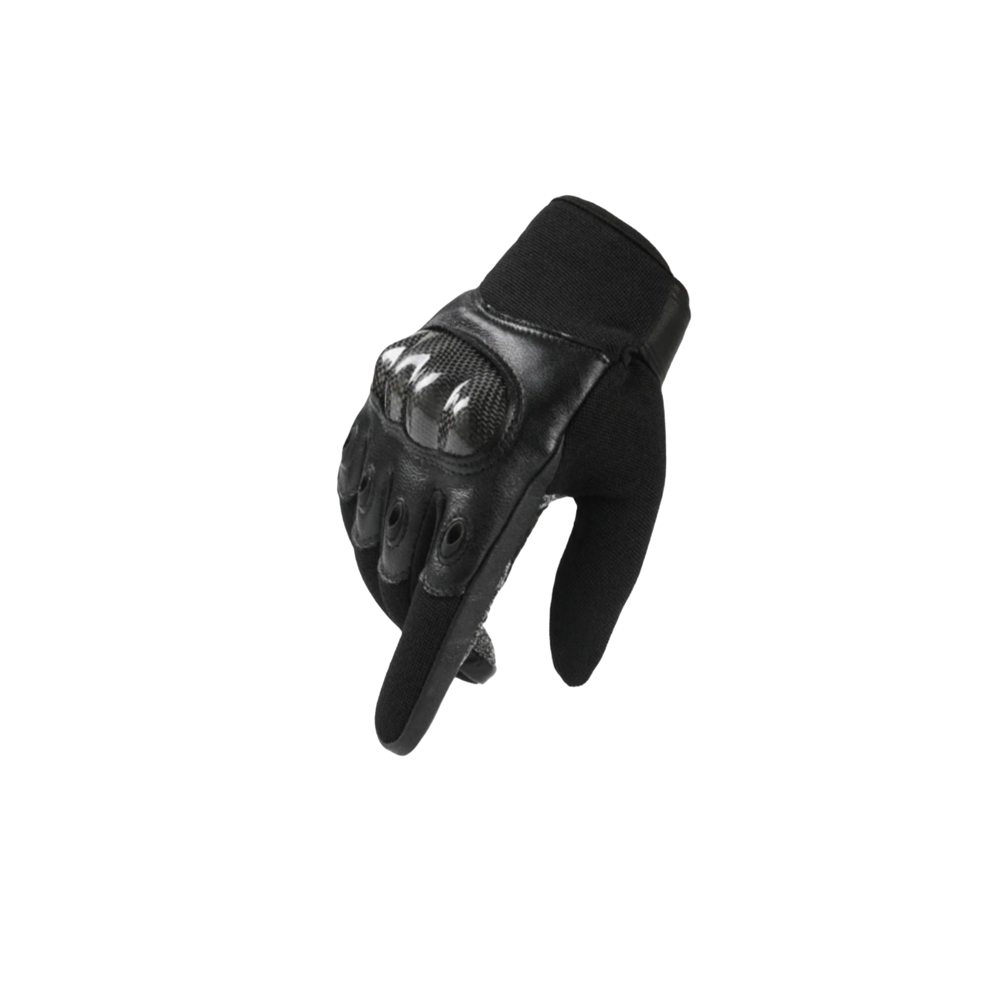 Gants tactiques renforcés fibre de carbone et cuir