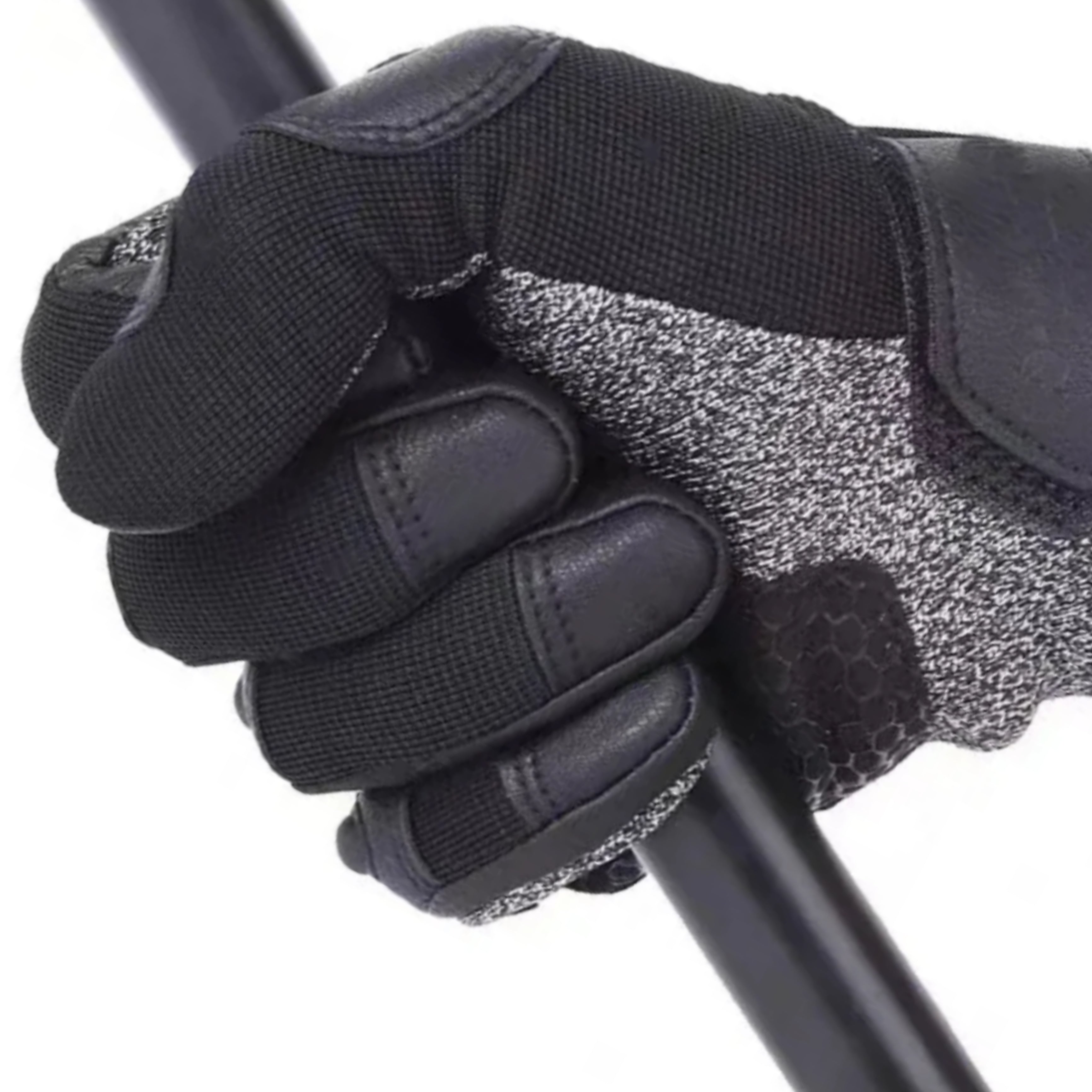 Gants tactiques renforcés fibre de carbone et cuir